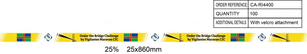 Under the Bridge medal ribbon